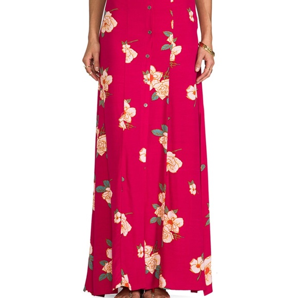 🌼NWT🌼 MINKPINK Flower Effect Maxi Skirt - Picture 12 of 12